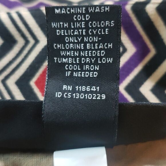 Lane Bryant 26 Zig Zag Striped Mini Skirt - Picture 5 of 8